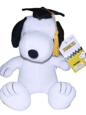 Peanuts Graduate 9" plush stuffed toy 2024 NEW